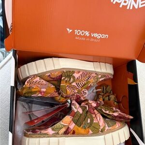 Farm Rio Summer Dream Mule Sneaket with Bow NIB